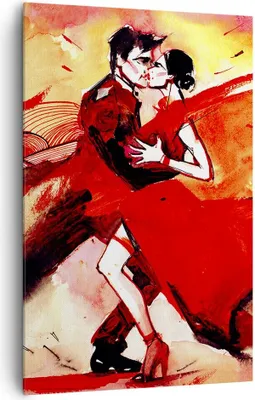 Produktbild von Bild auf Leinwand - Leinwandbild - Einteilig - tanzen sie - 80x120cm - Wand Bild - Wanddeko - Wandbilder - Leinwanddruck - Kunstdruck - Wanddekoration - Leinwand bilder - Wandbild - PA80x120-3731