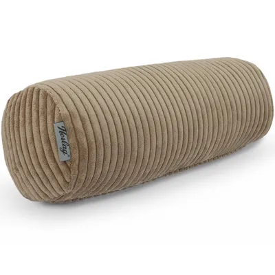 Produktbild von Herlag Kissenrolle ELLA 65x20 cm – vielseitige Nackenrolle, Seitenschläferkissen & Dekokissen , Hellbraun