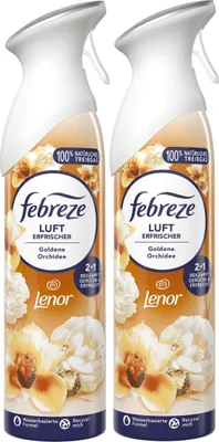 Produktbild von Febreze Lufterfrischer Lenor Goldene Orchidee 185ml - Raumduft (2er Pack)