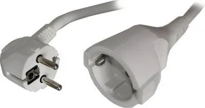Produktbild von Goobay 93088 Schutzkontakt Verlängerung, 5 m, Weiß, 5 m - Schutzkontaktstecker (Typ F, CEE 7/7) > Schutzkontaktbuchse (Typ F, CEE 7/4)