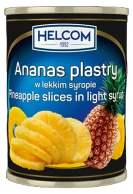 Obrázok produktu pre Ananas w plastrach GT 3,05 kg