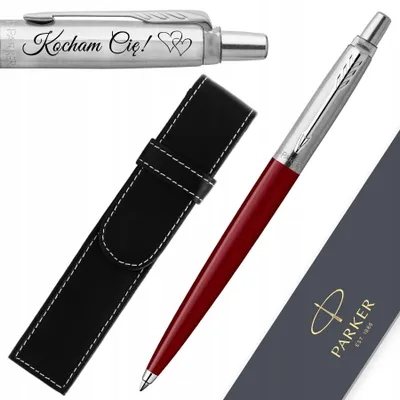 Produktbild von Parker Jotter 60 Kugelschreiber Rot Gravur Etui