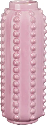 Image de Mica Decorations Vase Boaz - H30 x Ø11 cm - Céramique - Rose