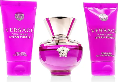 Produktbild von Versace Pour Femme Dylan Purple EDP 50 ml + SG 50 ml + BL 50 ml (woman)