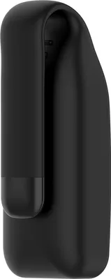 Produktbild von INF Stahl Clip Schnalle für Huawei Band 10/9/8 - Silikon Schwarz