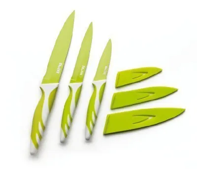 Produktbild von Ibili Nonstick 8.5+12.5+15 Cm Küchenmesser Durchsichtig  Durchsichtig One Size