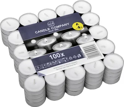 Obrázek produktu pro Čajové svíčky blok 100 ks