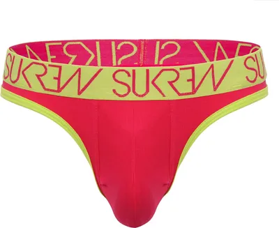 Image de SUKREW - Sous-vêtement String Hommes - Classic Thong Raspberry - 1x Taille S