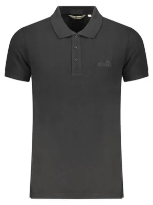 Produktbild von Stylisches Herren Kurzarm-Poloshirt in Schwarz mit Logo-Stickerei