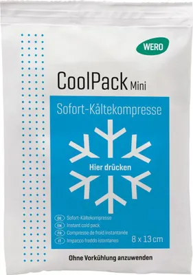 Produktbild von WERO CoolPack Mini Sofort-Kältekompresse, 8 x 13 cm