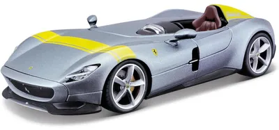 Produktbild von Bburago 18-36912 - Modellauto - Ferrari Monza SP1 Signature Edition (silber, Maßstab 1:43)