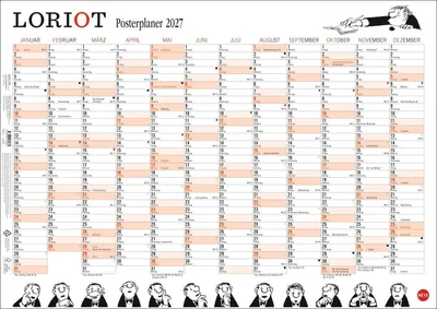 Produktbild von Loriot Posterplaner 2027