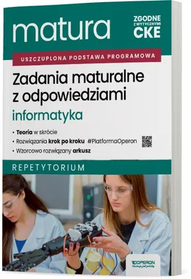 Zdjęcie produktu dla Matura 2026. Informatyka. Repetytorium. Zadania maturalne z odpowiedziami