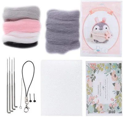 Productafbeelding van Creatieve set met plastic konijnenhoofd