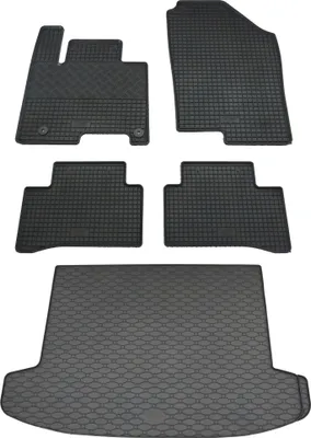 Produktbild von Rigum Gummi Fußmatten + Kofferraumwanne im Set für Hyundai Tucson 4