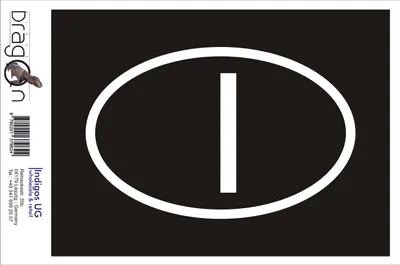 Produktbild von Aufkleber / Autoaufkleber - JDM / Die cut / Auto / OEM - Italien - 110x70 mm gold - Heckscheibe / Heckscheibenaufkleber