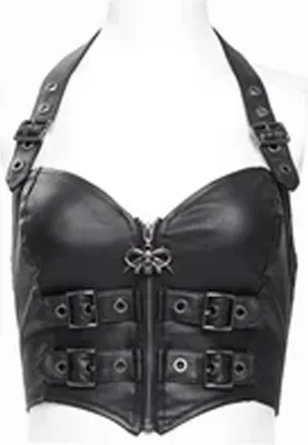 Produktbild von Devil Fashion Neckholder Crop Top - Iron Vow XS