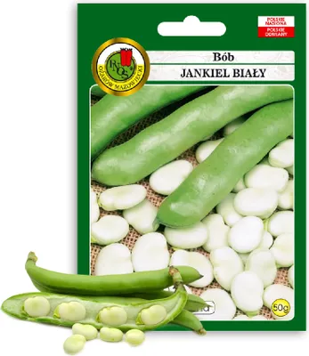 Produktbild von PNOS Gemüsesaatgut Weiße Saubohnen, Packung 50g
