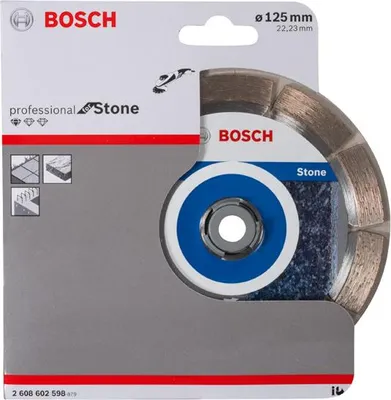 Produktbild von Diamanttrennscheibe Standard for Stone, 125 x 22,23 x 1,6 x 10 mm, 1er-Pack
