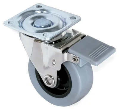 Obrázek produktu pro Sada robustních gumových podložek, 4 ks, průměr 75 mm, nosnost 160 kg
