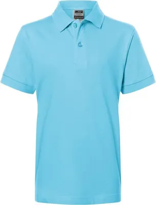Produktbild von James & Nicholson Poloshirt Classic Junior,Gr. L,himmelblau