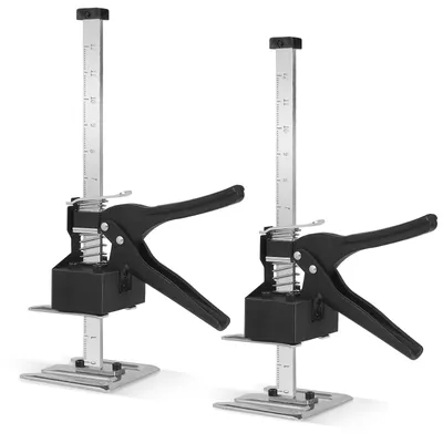 Produktbild von Werkzeugschonender Arm, 35 cm - Höhenversteller - Möbelheber - Fliesenheber - Ergonomischer Griff - Langlebiges Edelstahl - Hebetisch