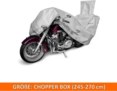Produktbild von Motorrad Abdeckplane Motorradabdeckung Chopper mit Box Outdoor Wasserdicht