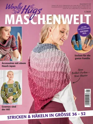 Produktbild von Woolly Hugs MASCHENWELT Strickmagazin Herbstmode von Veronika Hug 4/2024