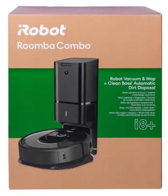 Produktbild von iRobot Combo i8+ Roboter-Staubsauger Beutellos  inkl. Absaugstation schwarz