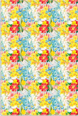 Produktbild von MuchoWow® Poster Blumen - Sommer - Muster 20x30 cm - Papierdruck