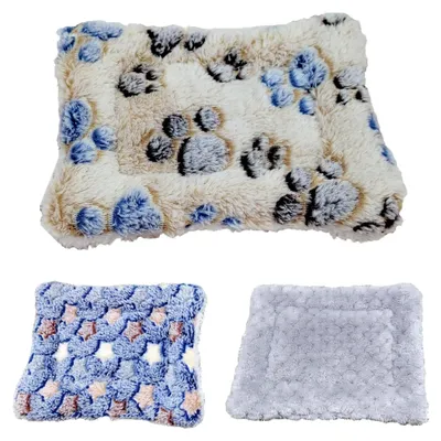 Produktbild von 3 Stück Plüschbett für Kleintiere, Weich und Bequem für Meerschweinchen, Kaninchen und Hamster (Typ B)