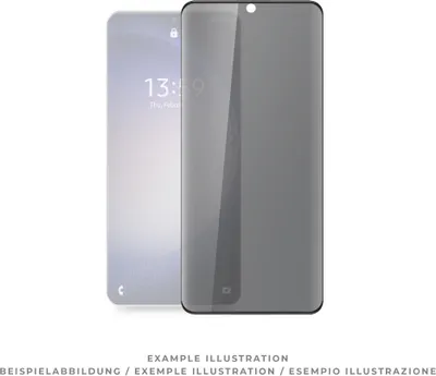 Produktbild von prio 3D Anti-Spy Panzerglas für Samsung S24+ schwarz