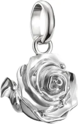 Zdjęcie produktu dla Zawieszka charms, kwiat róży w kolorze srebrnym - Thomas Sabo Model: CC1263-001-21