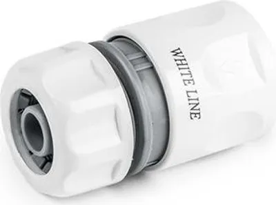 Image de BradasWL-2120 Raccord de tuyau Bradas WHITE LINE, 1/2", blanc