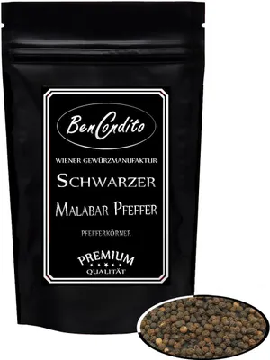 Produktbild von Schwarzer Malabar Pfeffer 500 Gramm