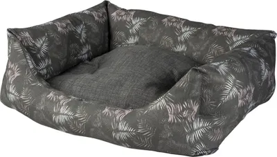 Produktbild von Duvo+ Bett Nigra rechteckig schwarz, Maße: 85 x 70 x 20 cm