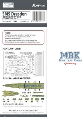 Image de FLYHAWK FH710142 Masques de peinture SMS Dresden (FH1307)