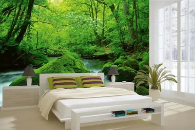 Produktbild von Vlies Fototapete JAPANISCHER FLUSS 375 x 250 cm (inkl. Kleister) - Vlies Tapete, Wandtapete, Wandbilder - Tapete für Wohnzimmer Schlafzimmer, Büro, Küche - Montagefertig