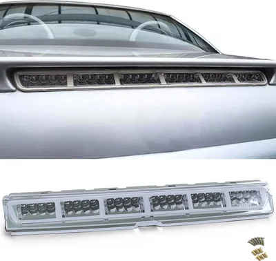 Image de Feu stop à LED en verre transparent chromé pour Mercedes SLK R170 / CLK C208 A208