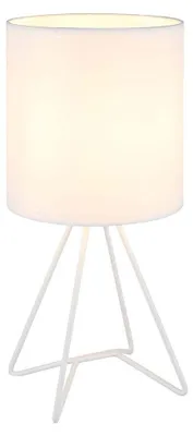 Immagine prodotto di Lampada da tavolo, tessuto, bianco, H 34,5 cm