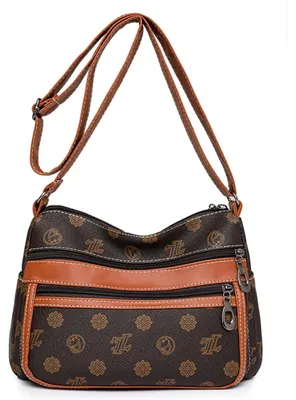 Imagen del producto de Cartera bandolera de cuero para mujer