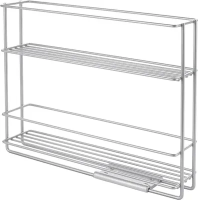 Zdjęcie produktu dla Metaltex stojak na przyprawy 2 półki Wysuwany In&Out