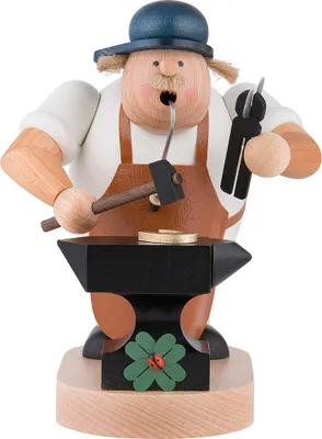 Imagen del producto de Glücksschmied (19 cm): Figura de hombre que quema incienso, marca KWO