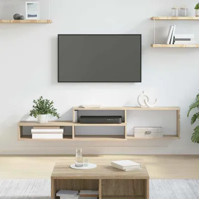 Produktbild von "Schlussverkauf" TV-Wandschrank moderne - Wand Hängeboard - für das Wohnzimmer - 150x25x28,5cm Holzwerkstoff  C14660