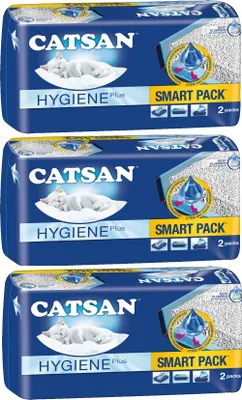 Produktbild von Catsan Smart Pack 2X4L 3X2 Packung