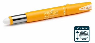 Obrázek produktu pro Pica-Marker 8083, Kuličkový hrot, Černá, Oranžová, Modrá, Sklo, Kov, Dřevo/laminát, Výrazný, 8 mm