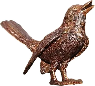 Produktbild von Schöner Bronze Vogel aus Bronze perfekt für den Garten die Terrasse oder den Schreibtisch ist Frostfest Witterungsbeständig und Neu 8cm H, BOGA-1089