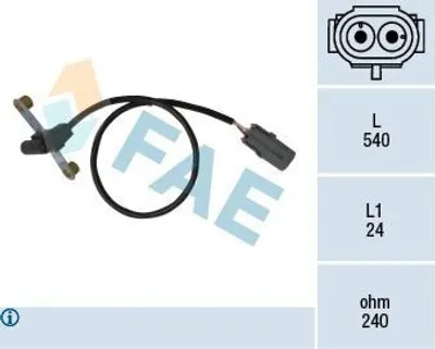 Produktbild von FAE 79023 Kurbelwellensensor Impulsgeber für RENAULT MEGANE I (BA0/1)
