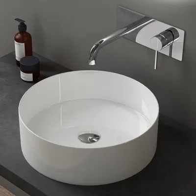 Immagine prodotto di doporro Lavabo da Appoggio 40x40x13cm, Lavandino Bagno Brš¹ssel203 in Vetroceramica con Nano Rivestimenti inclusi, Bianco