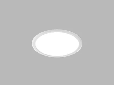 Obrázek produktu pro Zápustné LED svítidlo EASY-R, Varianta: EASY-R M, Ø 166 mm, 15 W, 1500 lm, 4000 K, bílá